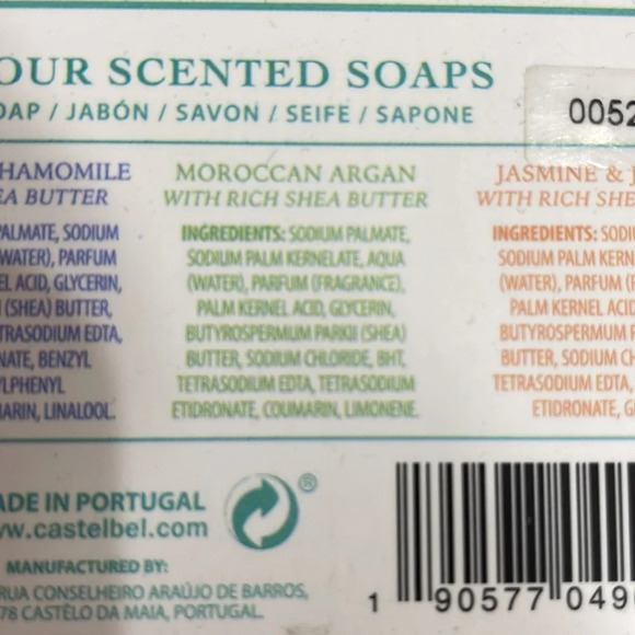 Set of 4 Castelbel Porto Luxury Scented Soaps Gift Set - Picture 12 of 13